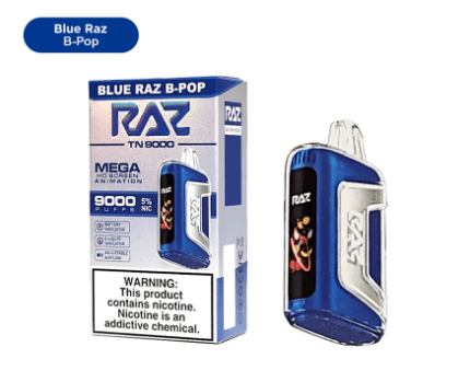 Blue Raz B-POP Flavor RAZ TN9000 Disposable Vape